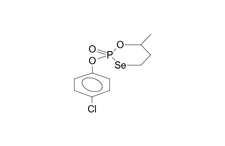 2-(4-CHLOROPHENOXY)-2-OXO-6-METHYL-1,3,2-OXASELENAPHOSPHORINANE