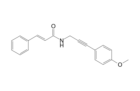 (E)-N-(3-(4-Methoxyphenyl)prop-2-yn-1-yl)cinnamic amide