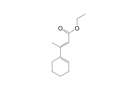(Z)-3-(1-CYCLOHEXEN-1-YL)-2-BUTENSAEURE-ETHYLESTER