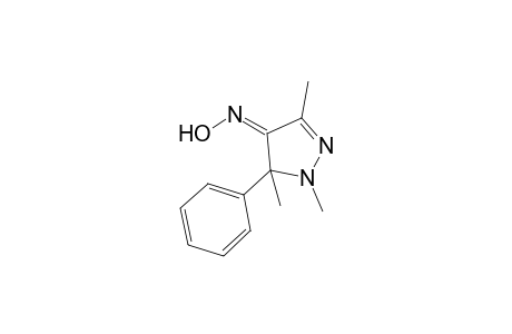 4-Hydroxyimino-1,3,5-trimethyl-5-phenyl-2-pyrazoline