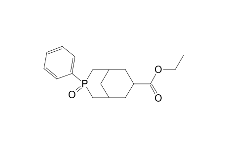3-Phosphabicyclo[3.3.1]nonane-7-carboxylic acid, 3-phenyl-, ethyl ester, 3-oxide, (endo,endo)-