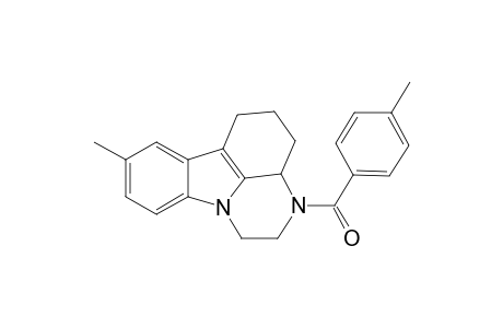 1H-Pyrazino[3,2,1-jk]carbazole, 2,3,3a,4,5,6-hexahydro-8-methyl-3-(4-methylbenzoyl)-