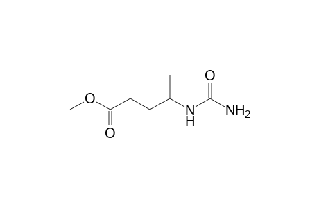 4-(carbamoylamino)pentanoic acid methyl ester