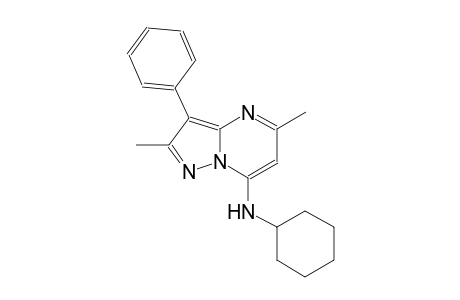 N-cyclohexyl-2,5-dimethyl-3-phenylpyrazolo[1,5-a]pyrimidin-7-amine