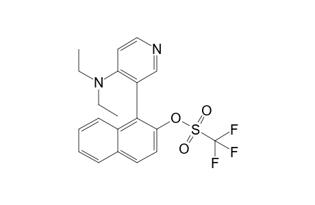 1-[4-(Diethylamino)-3-pyridyl]-2-naphthyl (trifluoromethyl)sulfonate