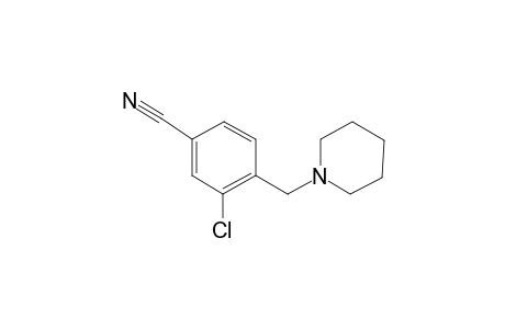 Benzonitrile, 3-chloro-4-(1-piperidylmethyl)-