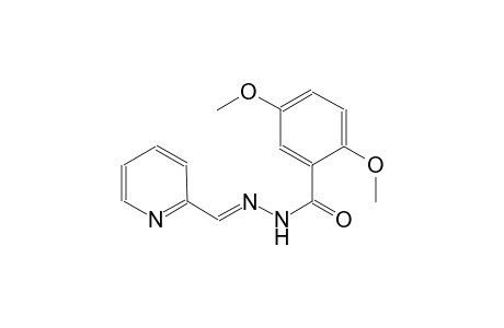2,5-dimethoxy-N'-[(E)-2-pyridinylmethylidene]benzohydrazide