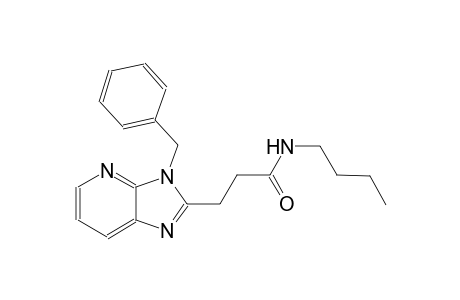 3H-imidazo[4,5-b]pyridine-2-propanamide, N-butyl-3-(phenylmethyl)-