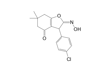 (E)-3-(4-Chlorophenyl)-2-(hydroxyimino)-6,6-dimethyl-2,3,6,7-tetrahydrobenzofuran-4(5H)-one