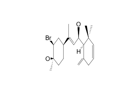 (1R,2S,4S)-2-bromo-4-[(E,4R)-4-[(1R)-2,2-dimethyl-6-methylidene-1-cyclohex-3-enyl]-4-hydroxybut-2-en-2-yl]-1-methylcyclohexan-1-ol