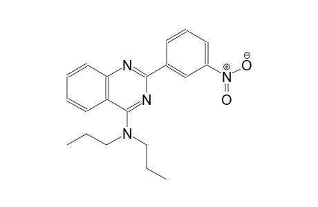 2-(3-nitrophenyl)-N,N-dipropyl-4-quinazolinamine