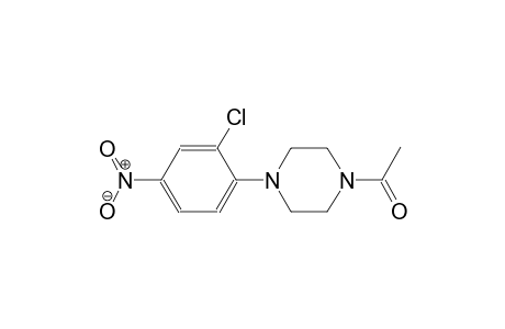 piperazine, 1-acetyl-4-(2-chloro-4-nitrophenyl)-