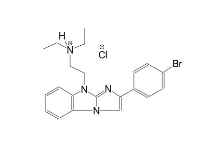 2-[2-(4-bromophenyl)-9H-imidazo[1,2-a]benzimidazol-9-yl]-N,N-diethylethanaminium chloride