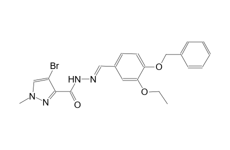 N'-{(E)-[4-(benzyloxy)-3-ethoxyphenyl]methylidene}-4-bromo-1-methyl-1H-pyrazole-3-carbohydrazide