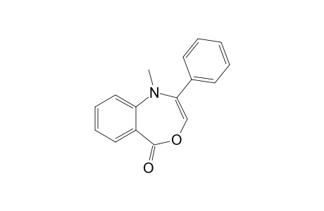 1,5-Dihydro-5-oxo-N-methyl-2-phenyl-4,1-benzoxazepine