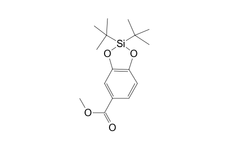 2,2-Ditert-butyl-1,3,2-benzodioxasilole-5-carboxylic acid methyl ester