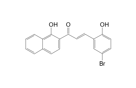 (E)-3-(5-bromanyl-2-oxidanyl-phenyl)-1-(1-oxidanylnaphthalen-2-yl)prop-2-en-1-one