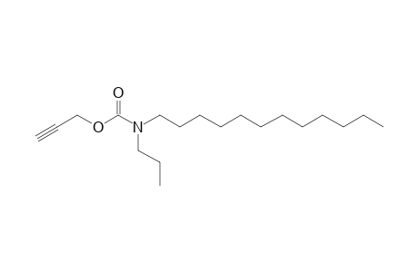 Carbonic acid, monoamide, N-propyl-N-dodecyl-, propargyl ester