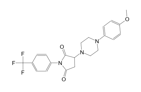 3-[4-(4-methoxyphenyl)-1-piperazinyl]-1-[4-(trifluoromethyl)phenyl]-2,5-pyrrolidinedione