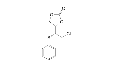 ERYTHRO-4-(1-CHLORO-2-PARA-TOLYLTHIOETHYL)-1,3-DIOXOLAN-2-ONE