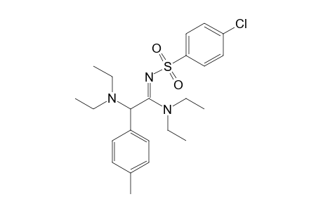 N-[1,2-BIS-(DIETHYLAMINO)-2-(4-METHYLPHENYL)-ETHYLIDENE]-4-CHLOROPHENYLSULFONAMIDE