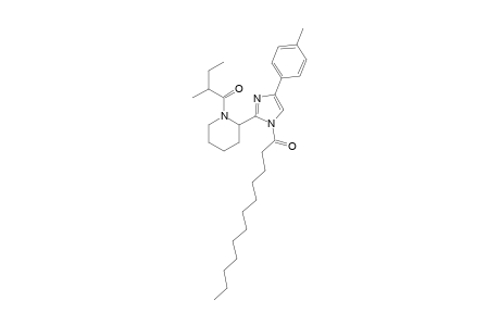 1-(2-(1-(2-methylbutanoyl)piperidin-2-yl)-4-(p-tolyl)-1H-imidazol-1-yl)dodecan-1-one