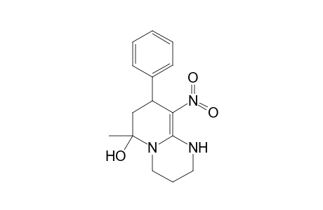 9-Nitro-6-methyl-8-phenyl-(octahydro)pyrido[1,2-a]pyrimidin-6-ol