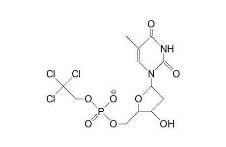 2,2,2-Trichloroethyl thymidine-5'-phosphate anion