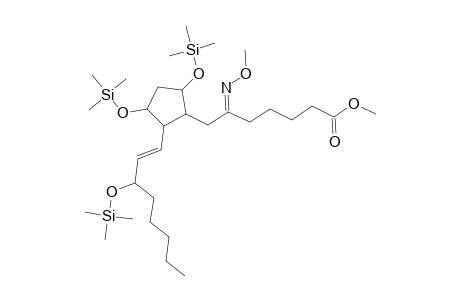 Methyl (13E)-6-(methoxyimino)-9,11,15-tris[(trimethylsilyl)oxy]prost-13-en-1-oate