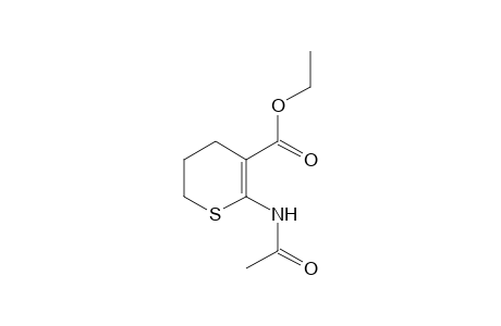 2-ACETAMIDO-5,6-DIHYDRO-4H-THIOPYRAN-3-CARBOXYLIC ACID, ETHYL ESTER