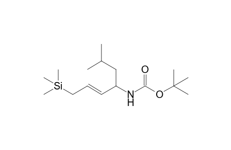 1-(Trimethylsilyl)-4-[(t-butoxycarbonyl)amino]-6-methyl-2-heptene