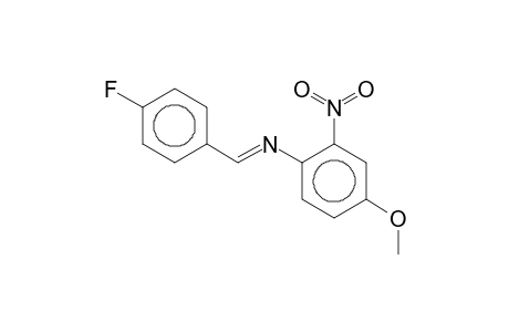 N-(4-Fluorobenzylidene)-4-methoxy-2-nitroaniline