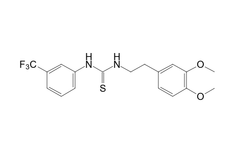1-(3,4-DIMETHOXYPHENETHYL)-2-THIO-3-(alpha,alpha,alpha-TRIFLUORO-m-TOLYL)UREA