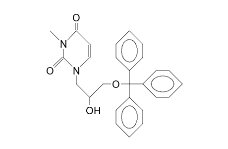 1-(2-Hydroxy-3-trityloxy-propyl)-3-methyl-uracil
