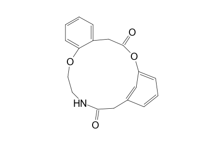 2H-7,11-Metheno-1,12,4-benzodioxaazacyclohexadecine-5,13(6H,14H)-dione, 3,4-dihydro-
