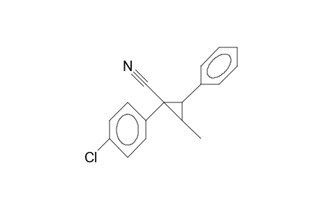 1-(4-Chloro-phenyl)-1-cyano-3-methyl-2-phenyl-cyclopropane