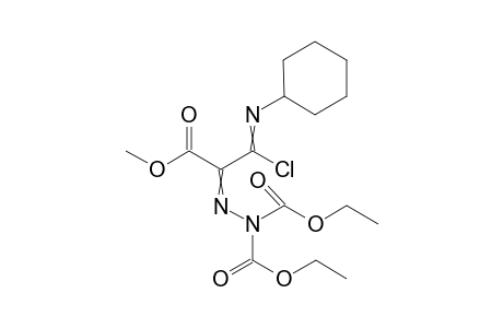 Diethyl 2-{2-Chloro-2-(cyclohexylimino)-1-(methoxycarbonyl)ethylidene}hydrazine-1,1-dicarboxylate