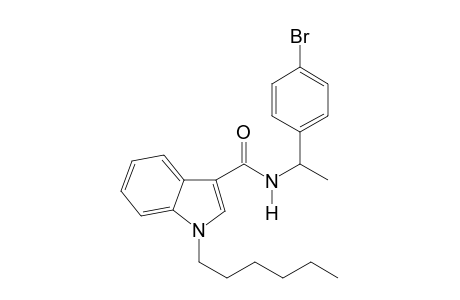 N-[1-(4-Bromophenyl)ethyl]-1-hexyl-1H-indole-3-carboxamide