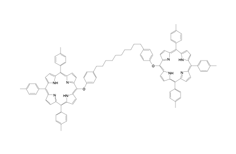 1,10-bis{ 4'-[10",15",20"-tris( 4"'-Methylphenyl) porphyrin-5"'-yl] phenoxy}decane