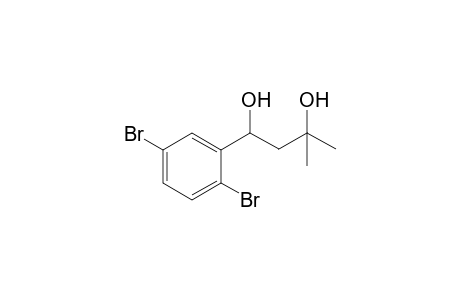 1-(2,5-dibromophenyl)-3-methylbutane-1,3-diol