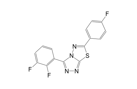 [1,2,4]triazolo[3,4-b][1,3,4]thiadiazole, 3-(2,3-difluorophenyl)-6-(4-fluorophenyl)-
