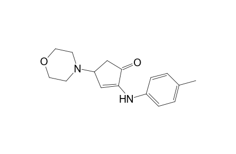 2-(p-Methylanilino)-4-morpholinocyclopent-2-enone