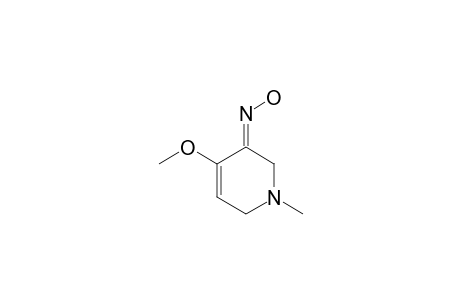 4-METHOXY-N-METHYL-1,6-DIHYDRO-3(1H)-PYRIDINONE-OXIME