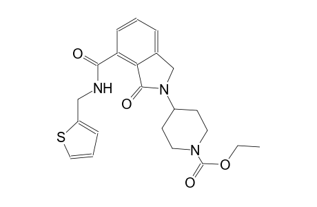 ethyl 4-(1-oxo-7-{[(2-thienylmethyl)amino]carbonyl}-1,3-dihydro-2H-isoindol-2-yl)-1-piperidinecarboxylate