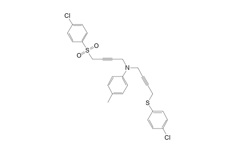 Benzenamine, N-[4-[(4-chlorophenyl)sulfonyl]-2-butynyl]-N-[4-[(4-chlorophenyl)thio]-2-butynyl]-4-methyl-