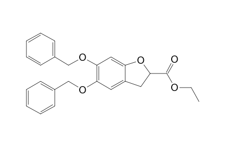 5,6-Dibenzyloxy-2-ethoxycarbonyl-2,3-dihydrobenzofuran