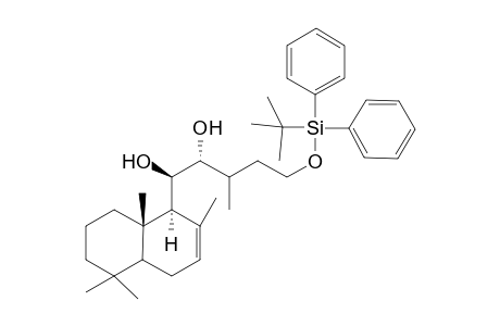 (11RS,12RS,13SR)-15-(tert-Butyldiphenylsilyloxy)-rac-labd-7-en-11,12-diol
