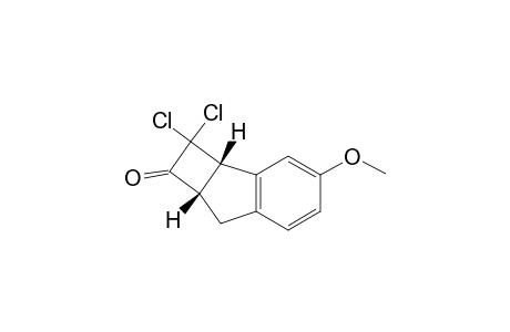 (2aS,7aS)-2,2-bis(chloranyl)-4-methoxy-7,7a-dihydro-2aH-cyclobuta[a]inden-1-one