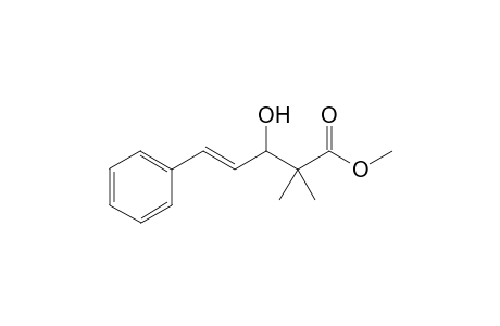 (E)-3-hydroxy-2,2-dimethyl-5-phenyl-4-pentenoic acid methyl ester