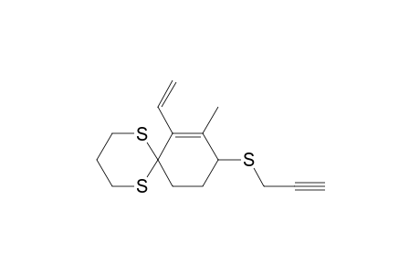 3-Methyl-4-(2-Propynylthio)-2-vinyl-2-cyclohexene-1-one Trimethylene Dithioketal